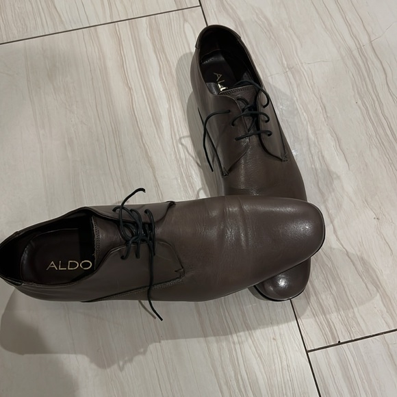 ALDO Men\'s Noicien-w Oxford lace-up shoes size EU46 US 13 gray Vintage shoes main image 3